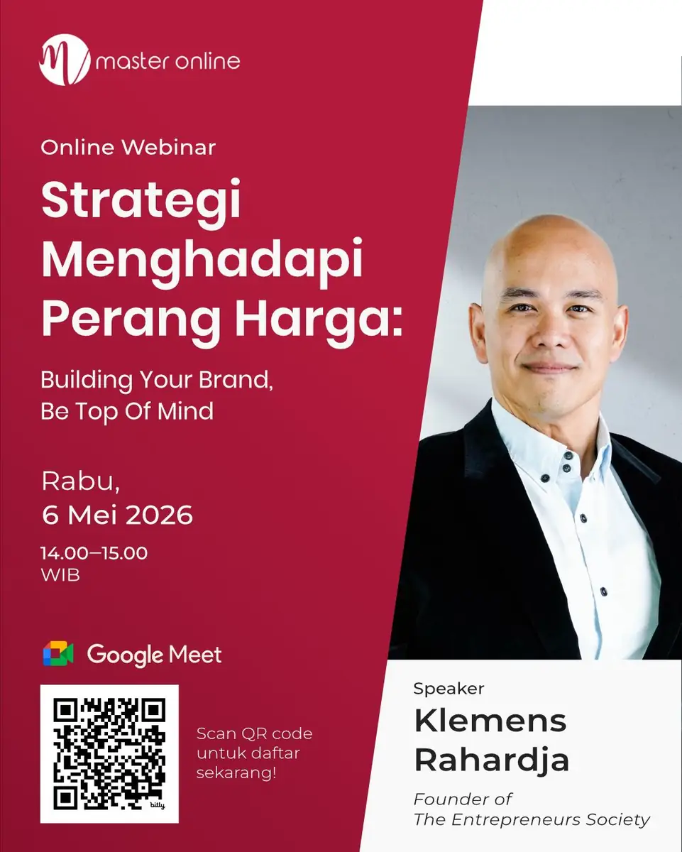 6 Mei 2026 – Master Online Webinar: Strategi Menghadapi Perang Harga